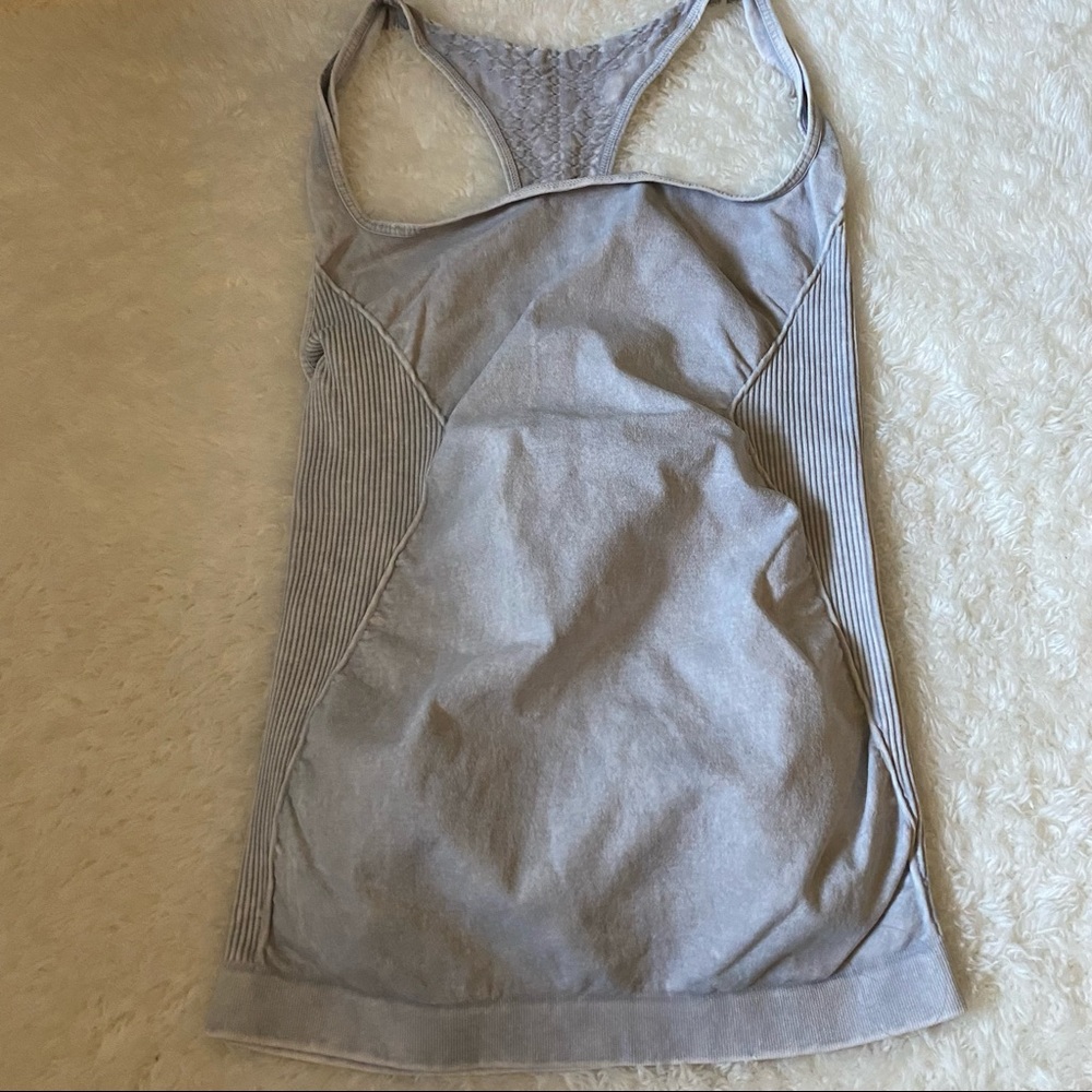 Free people movement racerback grey tank